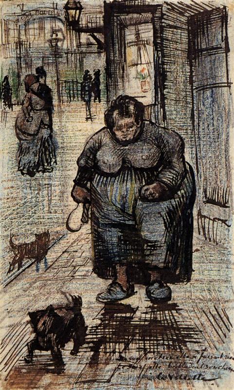 woman-walking-her-dog-1886-Vincnet
